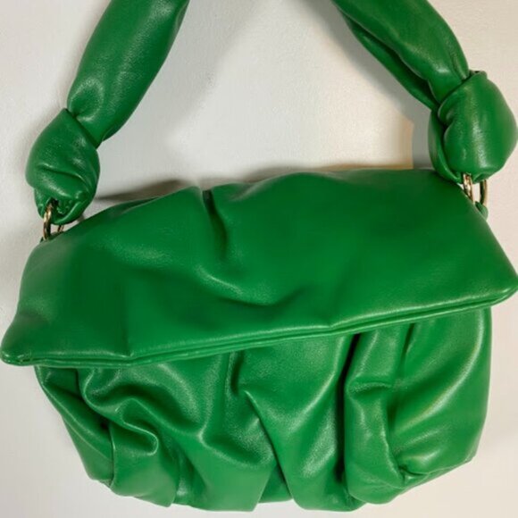 ONLY Women’s Green Slouchy Padded Handbag - Picture 5 of 7